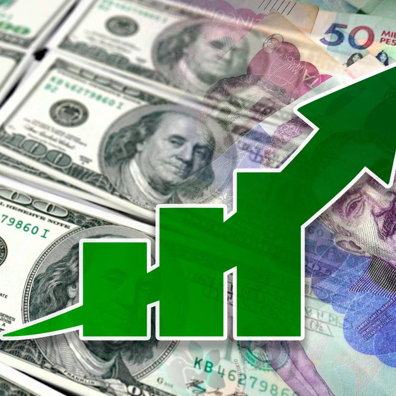 El precio promedio del dólar en la bolsa estuvo este viernes en $4.103. FOTO: GETTY