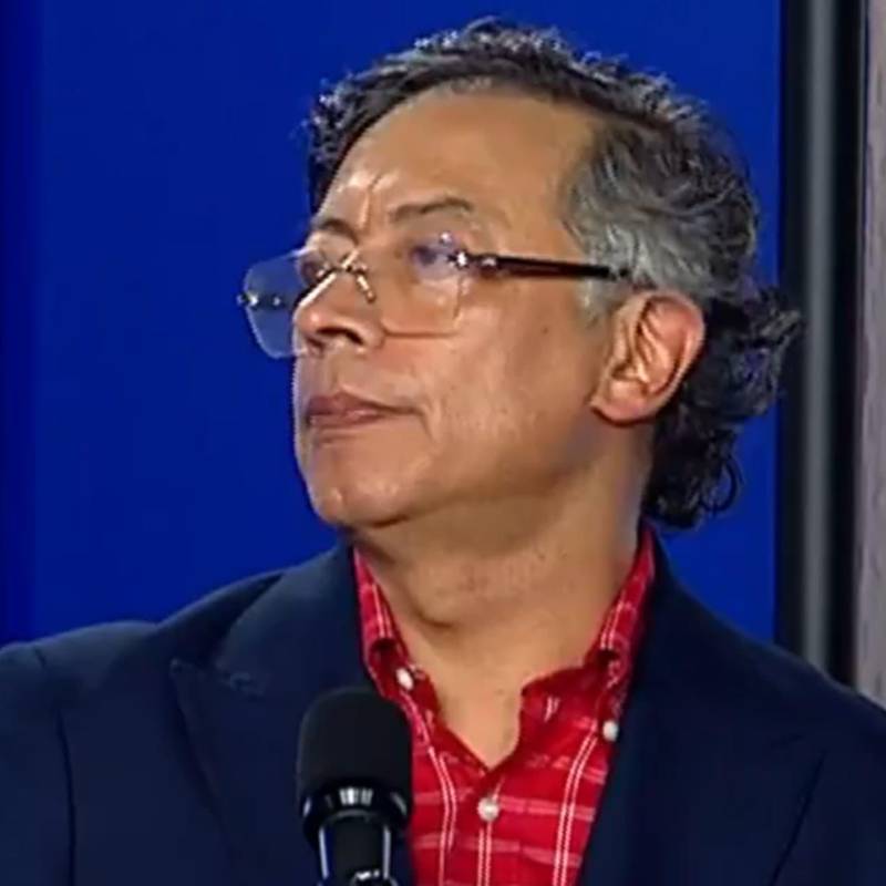 El presidente Gustavo Petro en su alocución del 27 de abril. Foto: Captura de pantalla.
