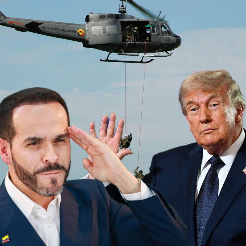 El gobierno de Abelardo de la Espriella ya ha establecido compromisos con Donald Trump de cooperación en materias de seguridad. Fotos: Manuel Saldarriaga y Getty Images