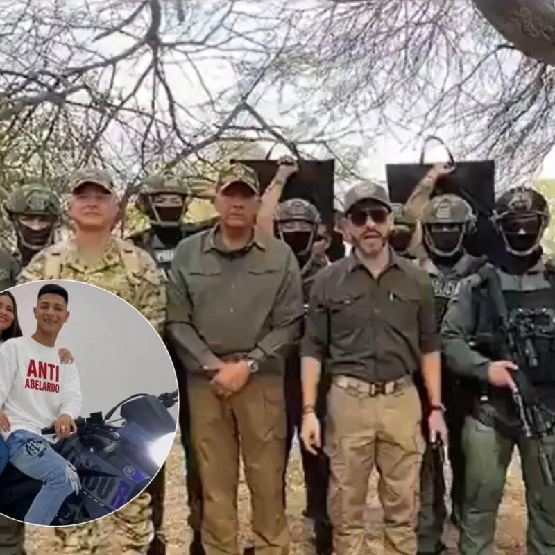 El Comando Los Lobos fue reconocido por el presidente Abelardo de la Espriella tras el golpe a alias Bendito Menor. Foto: Captura de video y redes sociales