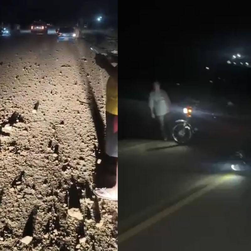 La explosión se registró en el Anillo Vial Occidental de Cúcuta, al paso de varios vehículos militares que se movilizaban por la zona. FOTO: Tomada de redes sociales