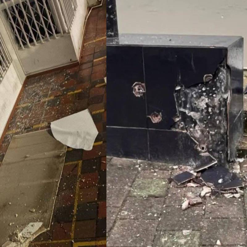 Dos ataques simultáneos sacudieron al departamento del Caquetá en la noche del jueves. Fotos: redes sociales 