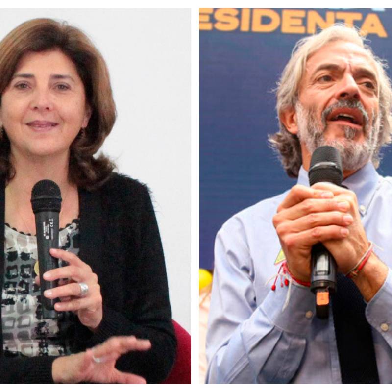 La excanculler cuestionó la coherencia de Juan Daniel Oviedo como voz del centro y criticó la polarización entre uribismo y petrismo. FOTO: COLPRENSA