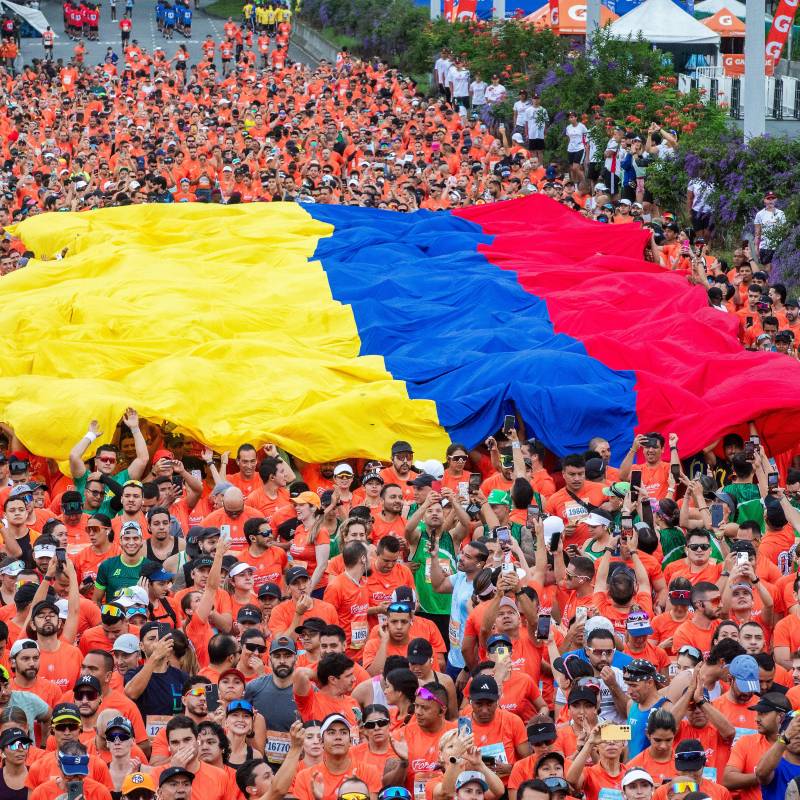 Medellín se consolida como una de las ciudad en las que más se practican running en Colombia. Corre Mi Tierra tendrá la presencia de más de 8.000 participantes. Foto: Esneyder gutiérrez
