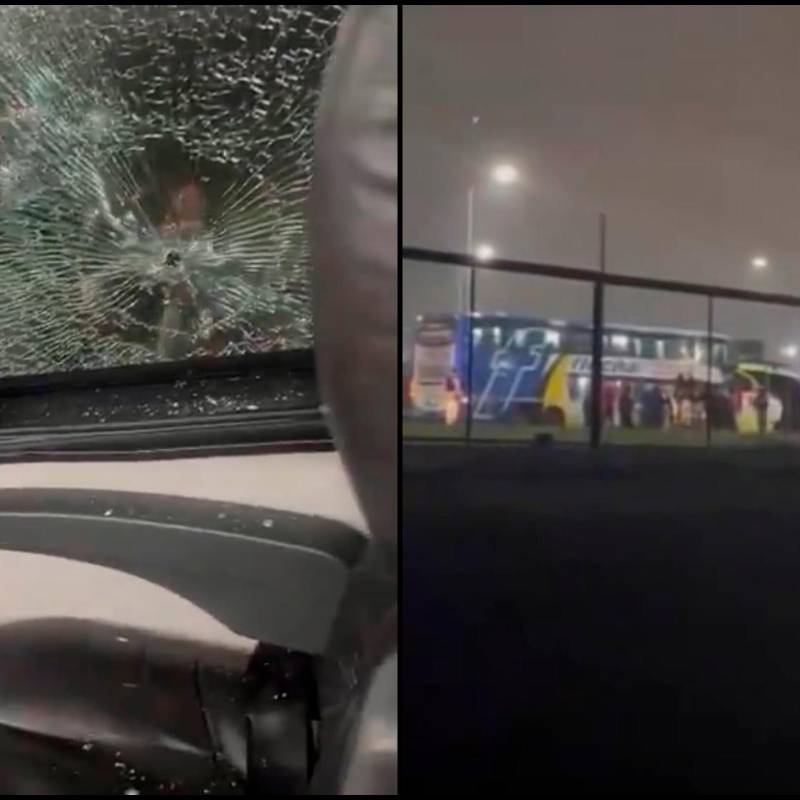 Algunas imágenes por dentro y afuera del bus afectado. FOTO: Captura de vídeo