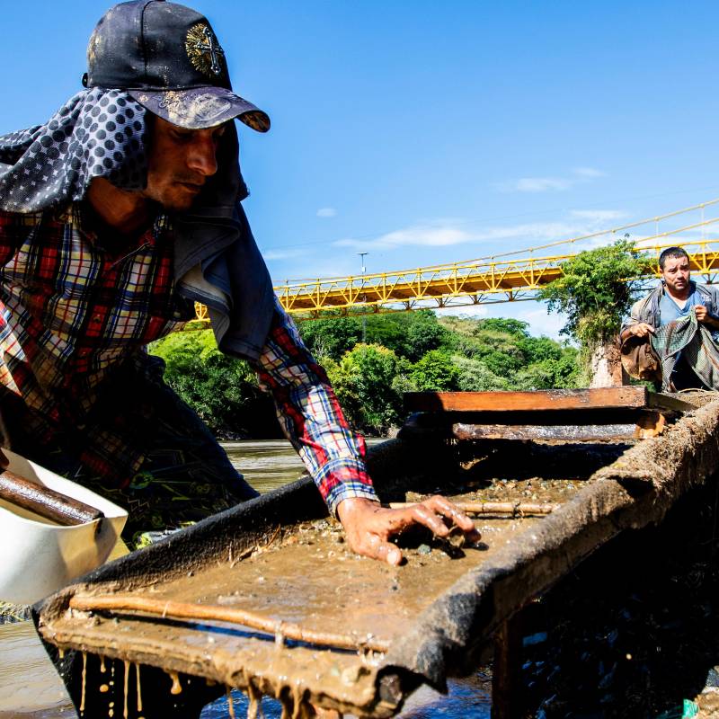 El Banco de Áreas para la Formalización Minera reunirá terrenos destinados exclusivamente a procesos de legalización de pequeños mineros en Colombia. FOTO JULIO HERRERA. 