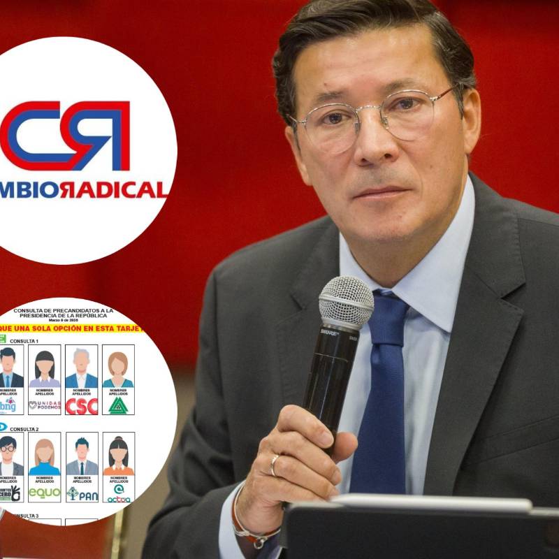 El registrador nacional Hernán Penagos dejó claro que los jurados deben informarles a los ciudadanos sobre la existencia del tarjetón electoral para la consulta presidencial. FOTO: Registraduría Nacional del Estado Civil