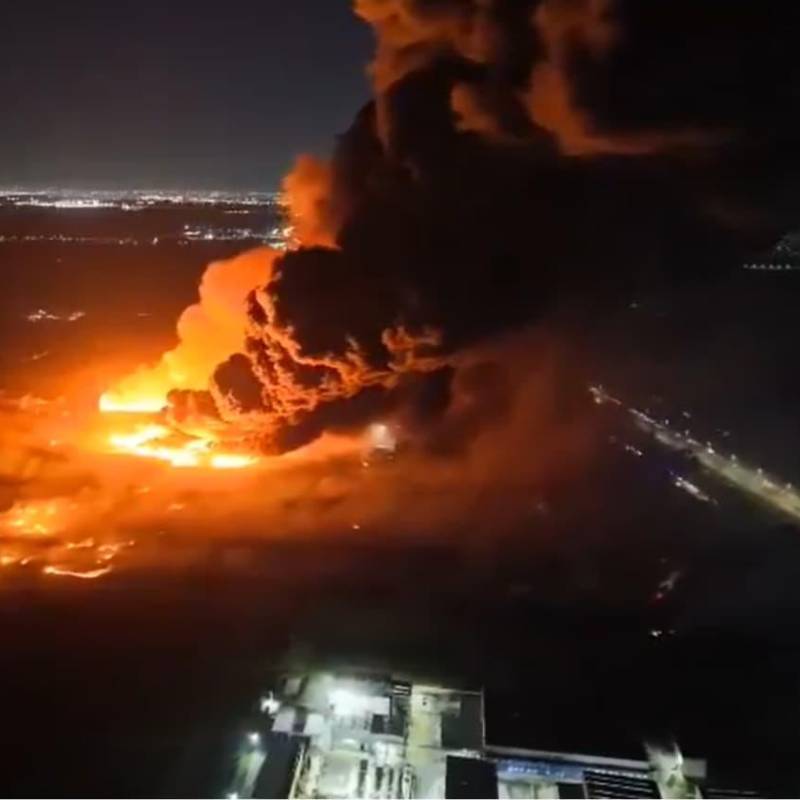 Una explosión en zona industrial de Buenos Aires, en Argentina, cerca al aeropuerto internacional de Ezeiza, dejó más de 20 heridos. FOTO: Captura de video 