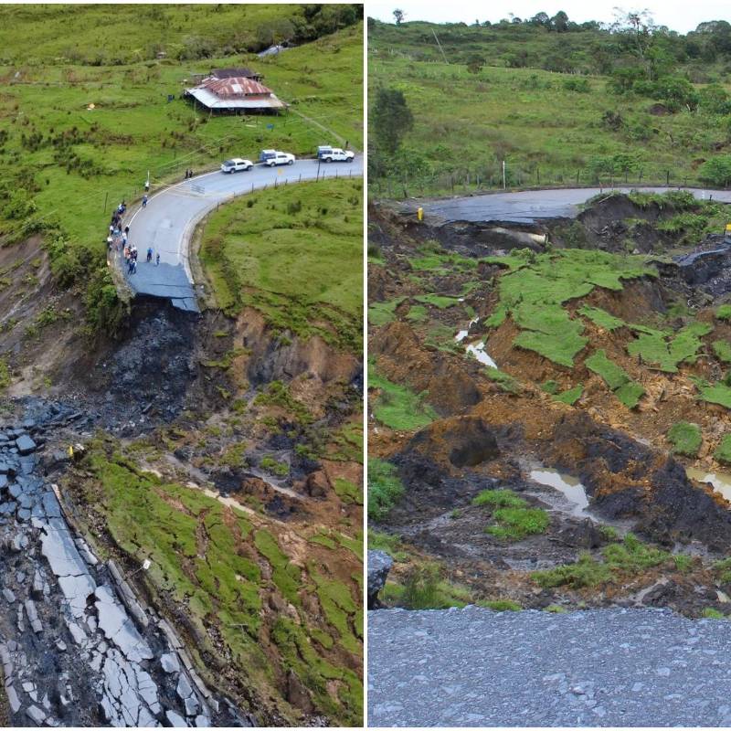Luego de varios días de investigación, las autoridades atribuyeron la causa del desastre a una remoción en masa provocada por las incesantes lluvias que azotan la región. FOTO: Unidad Nacional de Gestión del Riesgo (Ungrd)