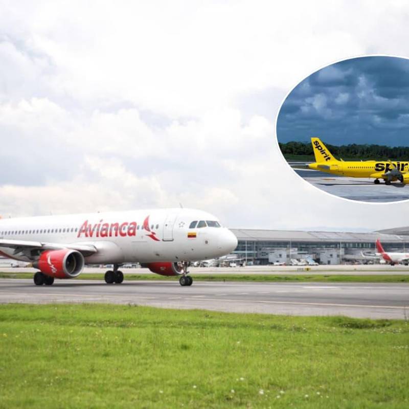 La aerolínea Avianca se ofreció a reubicar los pasajeros de Spirit Airlines tras anuncio de cierre de operaciones. FOTOS: Colprensa - AFP 