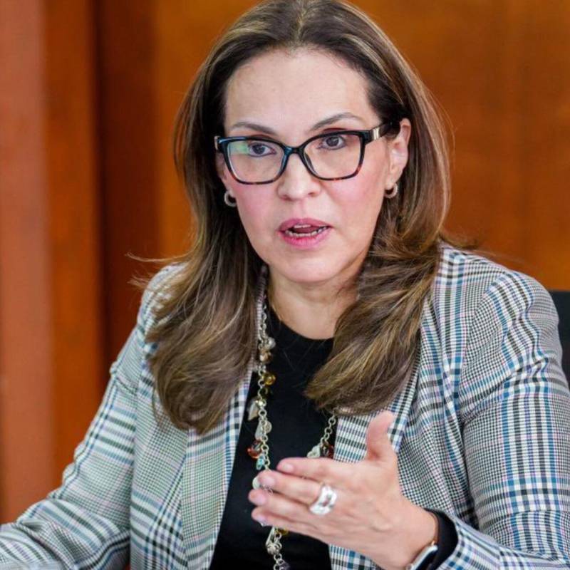 Viviane Morales lideró durante tres semanas el Ministerio de Educación en el gabinete de Abelardo de la Espriella. Foto: MinEducación
