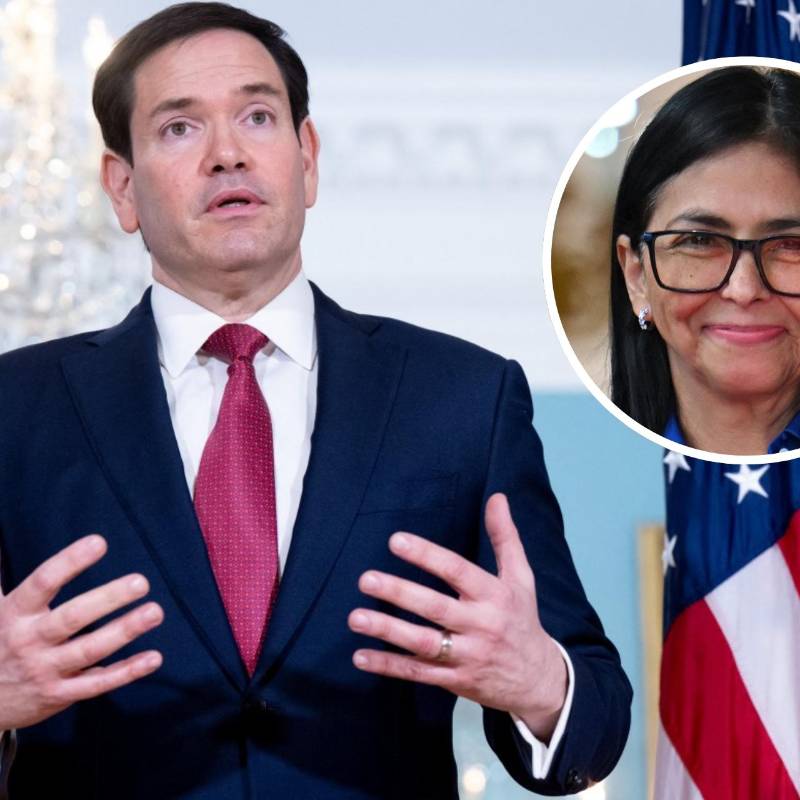 Marco Rubio, secretario de Estado de Estados Unidos, dará el día de hoy un discurso en el Senado de ese país sobre el tema de sus relaciones con Venezuela. Foto: AFP. 