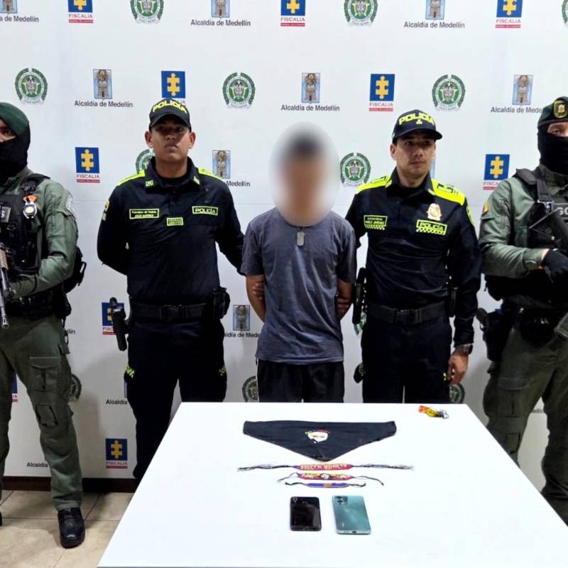 Junto a alias Perico fueron detenidos otros dos presuntos miembros de las Disidencias en Córdoba y Antioquia. FOTO: Cortesía