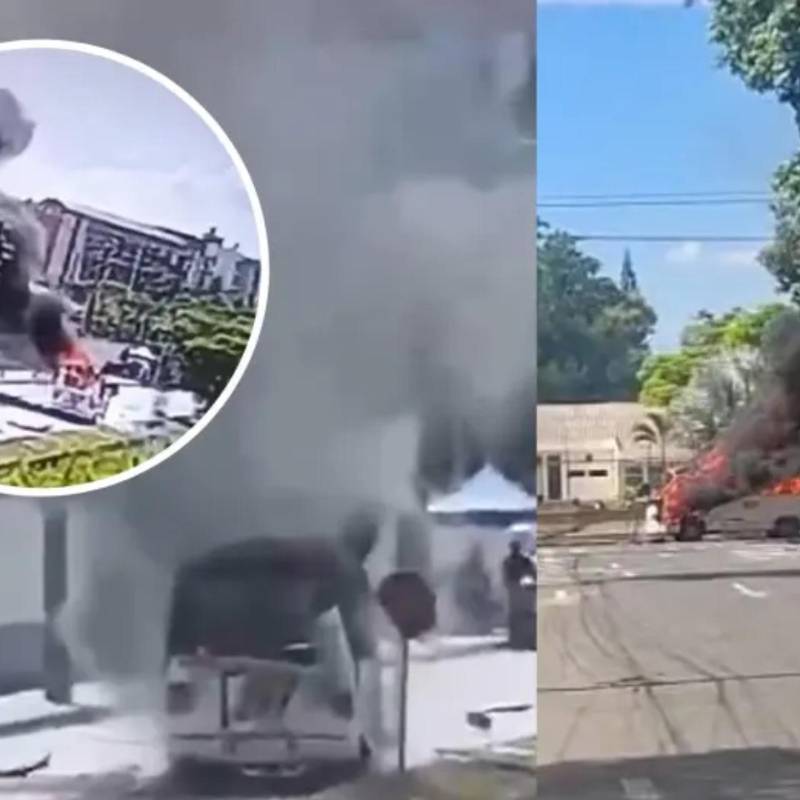 Aunque las heridas no son de gravedad, el rastro de dolor y el miedo se extienden entre los vecinos del Cantón Militar Pichincha en Cali, Valle del Cauca. FOTO: Captura de video de redes sociales