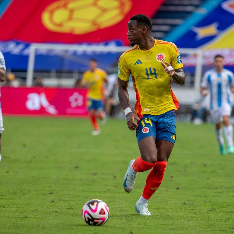 El delantero antioqueño Jhon Jáder Durán, de 23 años, ha marcado 3 goles con la Selección Colombia de mayores. Foto: Juan Antonio Sánchez