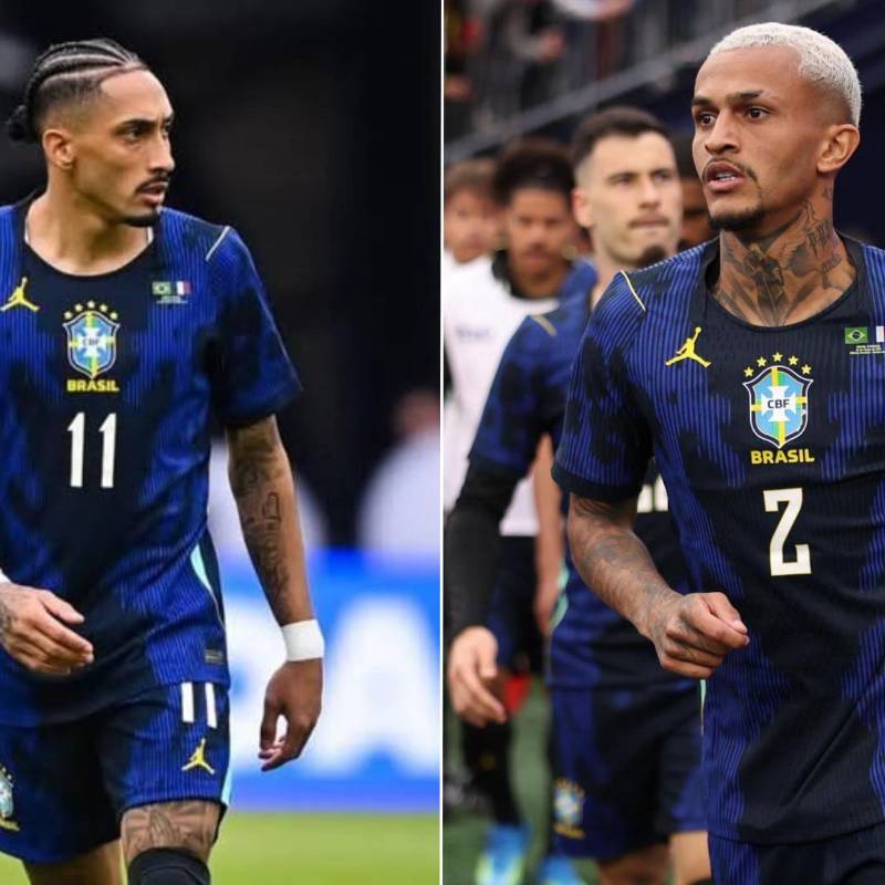 Raphinha y Wesley se pierden el amistoso de Brasil ante Croacia por lesión. Foto: tomada de redes sociales