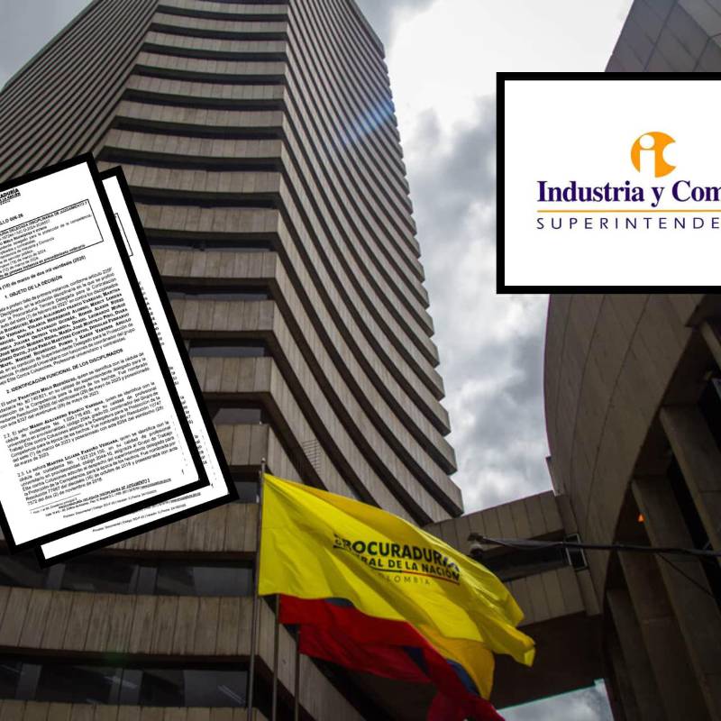 EL COLOMBIANO tuvo acceso al fallo con los detalles de las visitas de la SIC a la Procuraduría y la Registraduría. Foto: Colprensa/Redes Sociales/SIC.