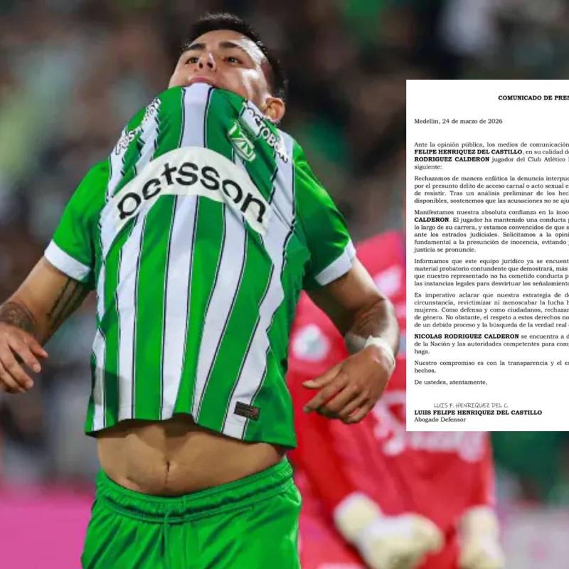 Defensa de Nicolás Rodríguez: “Las acusaciones no se ajustan a la realidad” tras denuncia por presunto abuso sexual. Foto: Manuel Saldarriga / redes sociales @nicolas_rodriguez_8