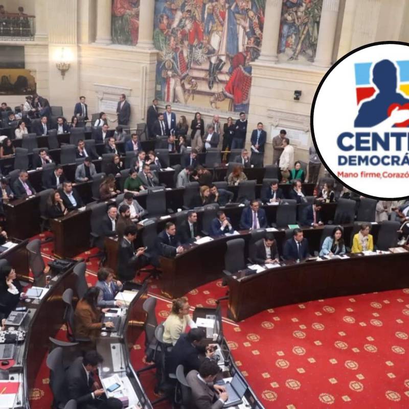 El Centro Democrático hace parte de la bancada de gobierno de Abelardo de la Espriella, pese a las diferencias que han tenido. Foto: Colprensa.