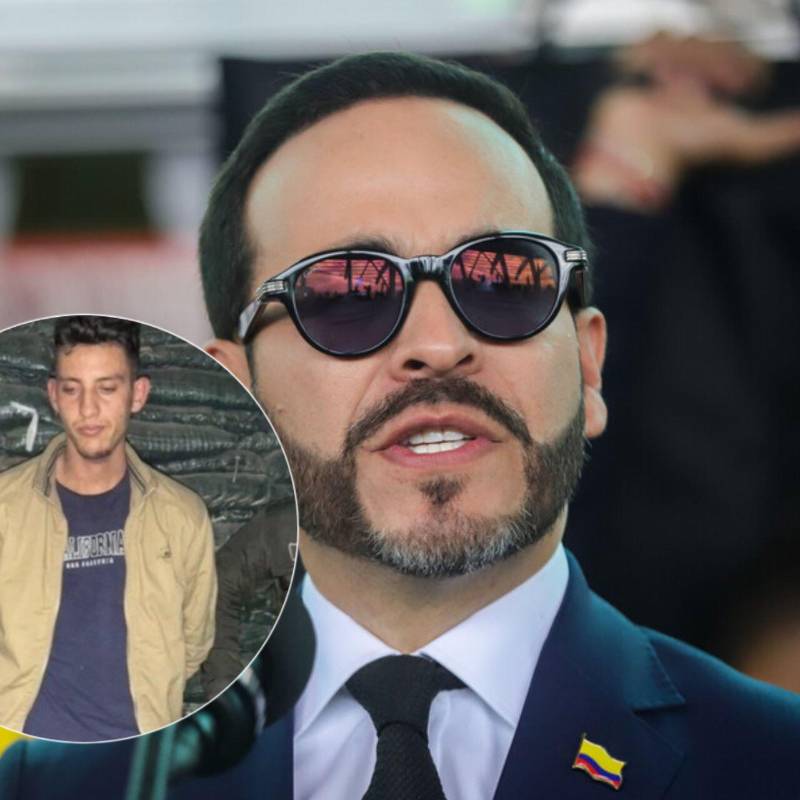 El presidente anunció en sus redes la captura de alias Firu o Firulais, presunto francotirador del ELN. Fotos: Colprensa y tomada de X @ABDELAESPRIELLA