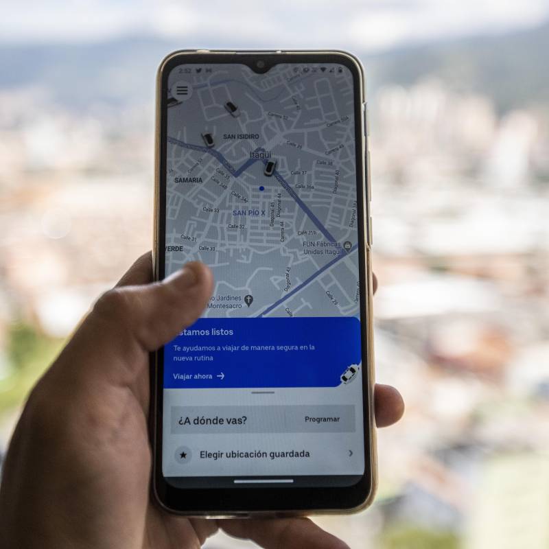 La aplicación, hasta ahora, solo operaba en el Valle de Aburrá y el Valle de San Nicolás. Ahora se busca prestar el servicio en todo el departamento. FOTO: CARLOS VELÁSQUEZ