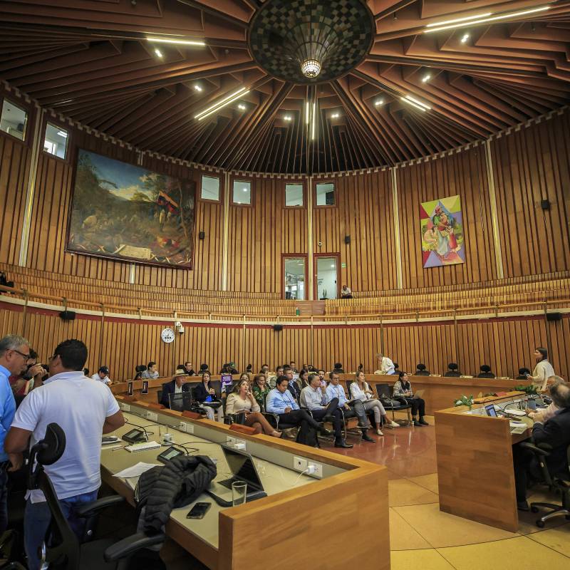 Imagen de referencia de la Asamblea de Antioquia. FOTO: Andrés Camilo Suárez