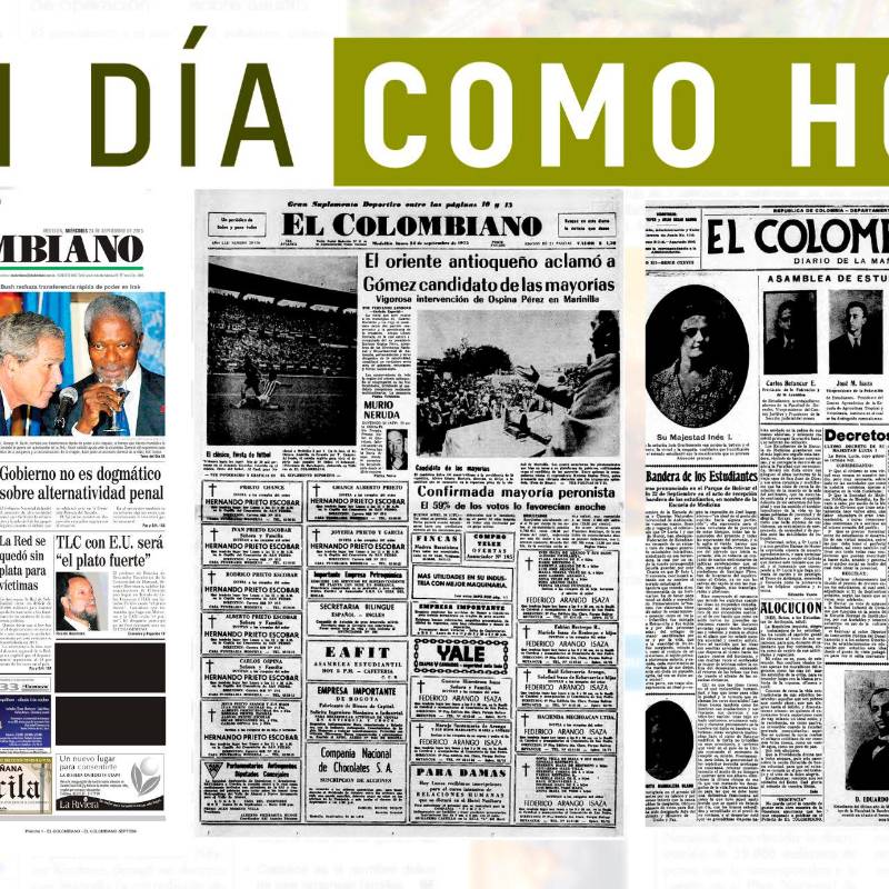 Un día como hoy 24 de septiembre