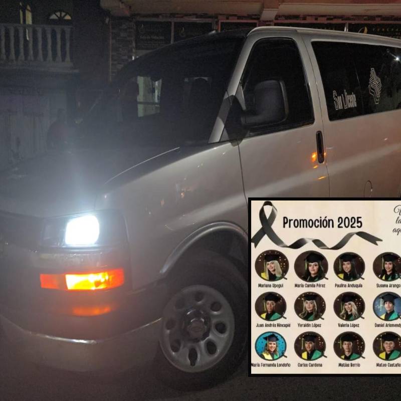 El trayecto inicial se dio por vía terrestre hasta una zona de Segovia en estos vehículos. FOTO: Santiago Olivares Tobón