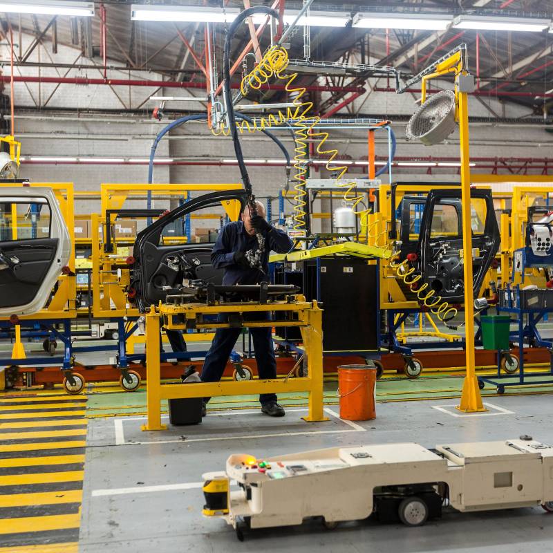 La producción de vehículos jalono las cifras de la industria en octubre, según el Dane. FOTO Camilo Suárez