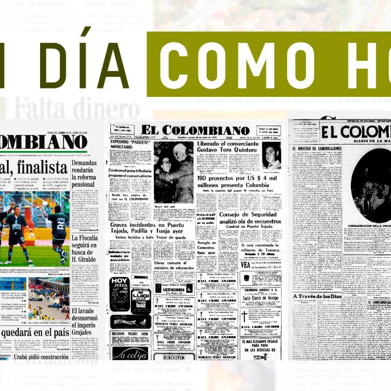 Un día como hoy 20 de junio