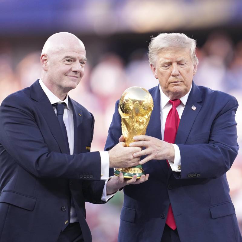 Gianni Infantino, presidente de la Fifa, sería del agrado de Donald Trump, presidente de Estados Unidos, para ser el secretario general de las Naciones Unidas. Foto: Getty Images