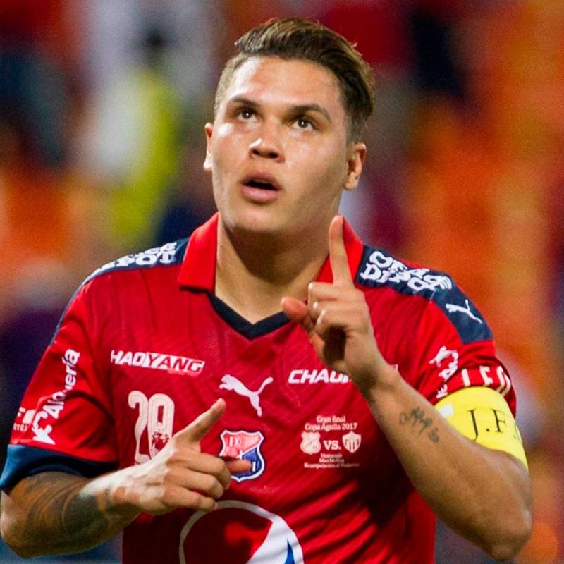 El futbolista antioqueño Juan Fernando Quintero, de 33 años, tendría su segundo paso por el cuadro rojo. Foto: Manuel Saldarriaga
