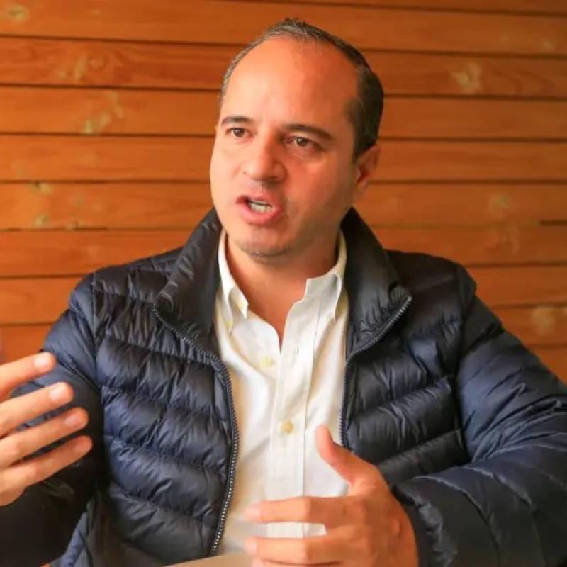 El congresista Juan Espinal, quien preside la comisión quinta, es oriundo de Jericó, donde se vive un conflicto social por cuenta de la llegada de la mina Quebradona, de Anglo Gold Ashanti. FOTO: Esneyder Gutiérrez.