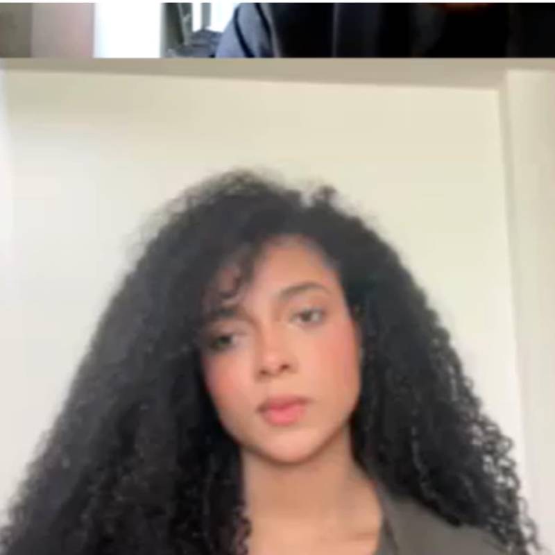 Juliana Guerrero en audiencia de imputación de cargos. Foto: captura de video