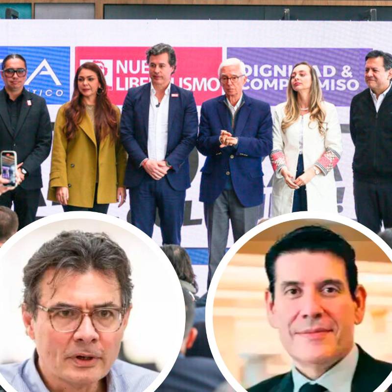 La alianza “Ahora Colombia” se tambalea por la pugna entre los partidos que la integran sobre quién encabezará su lista al Senado, disputa que dejó heridas entre Alejandro Gaviria (izquierda) y Juan Manuel Galán. Mauricio Gaona (derecha) ya declinó la aspiración. FOTO: COLPRENSA/EL COLOMBIANO/ARCHIVO PARTICULAR