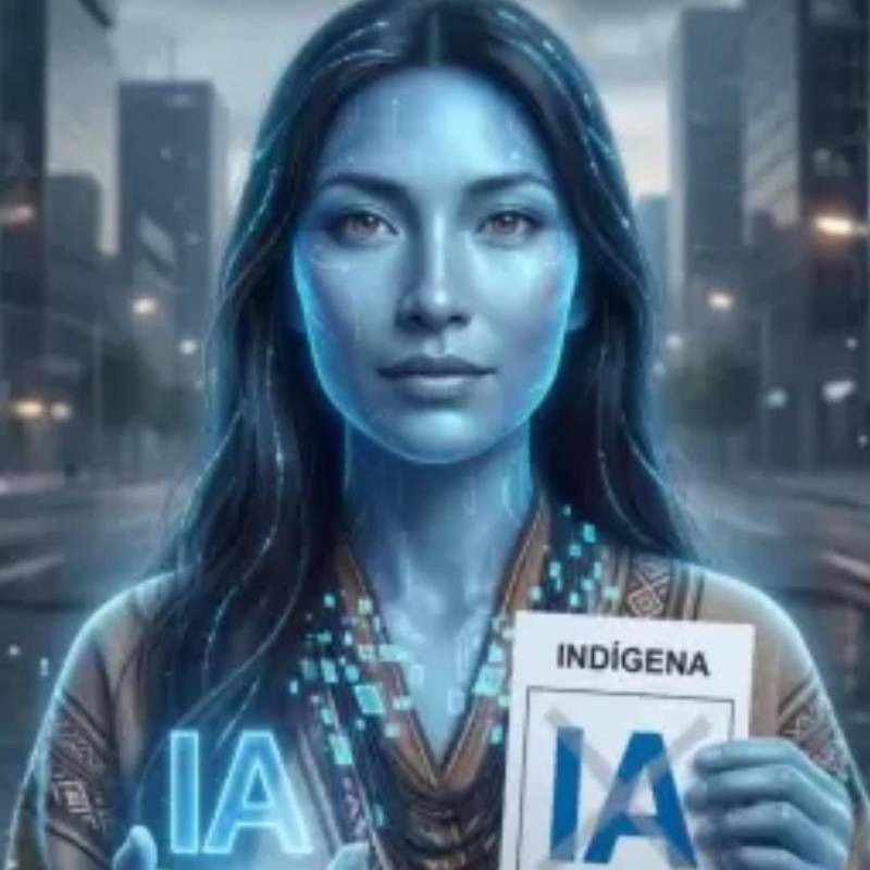 Gaitana, el avatar que impulsa lista al Congreso y que nació de un código. FOTO: INSTAGRAM GAITANA IA