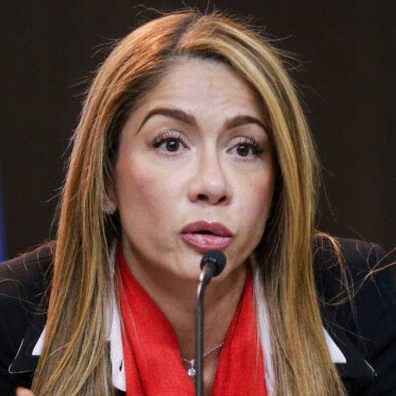 Catherine Juvinao fue reelegida representante a la Cámara por Bogotá para 2026-2030. Foto: Colprensa.