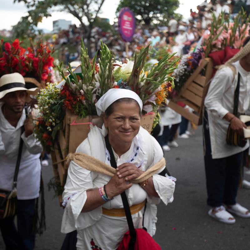 La Feria de las Flores empieza el viernes 31 de julio con el tradicional concierto inaugural en el sector del Obelisco. FOTO El Colombiano. 
