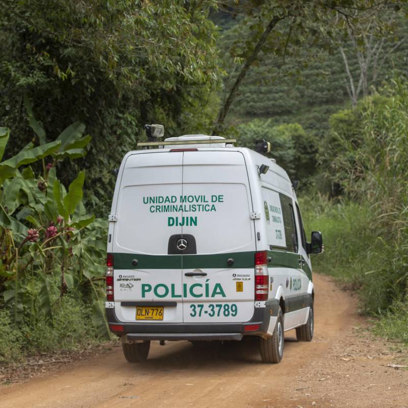 Las tres personas fueron asesinadas en el corregimiento Santa Rita, ubicado a 25 minutos del parque principal de Andes. FOTO: ARCHIVO-CAMILO SUÁREZ