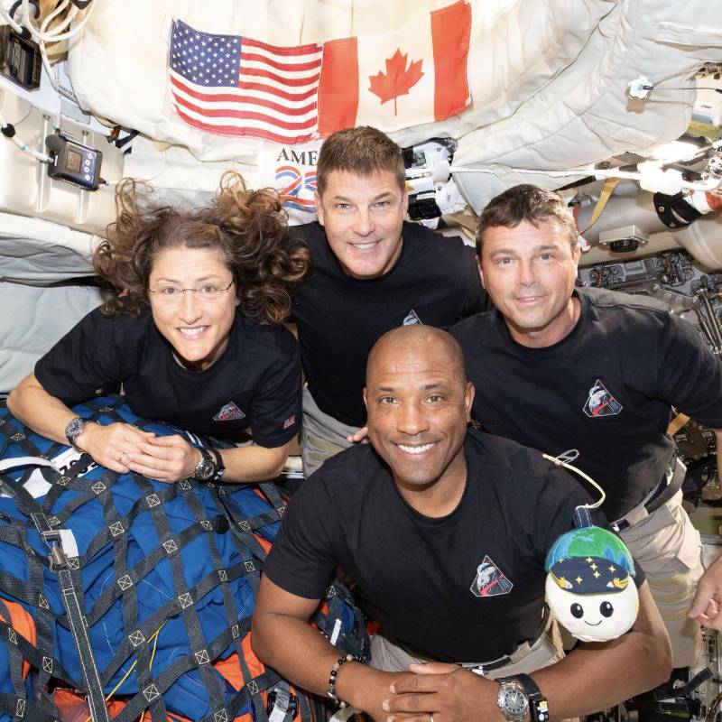 Los cuatro astronautas ocupantes de la nave Orion llegarán este viernes, 10 de abril, a la Tierra. FOTO: Nasa