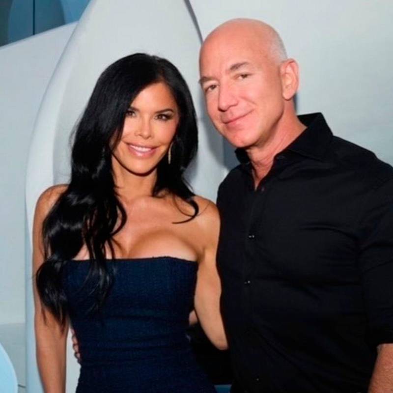 Jeff Bezos y su prometida, Lauren Sánchez. FOTO: Tomada de Instagram @jeffbezos