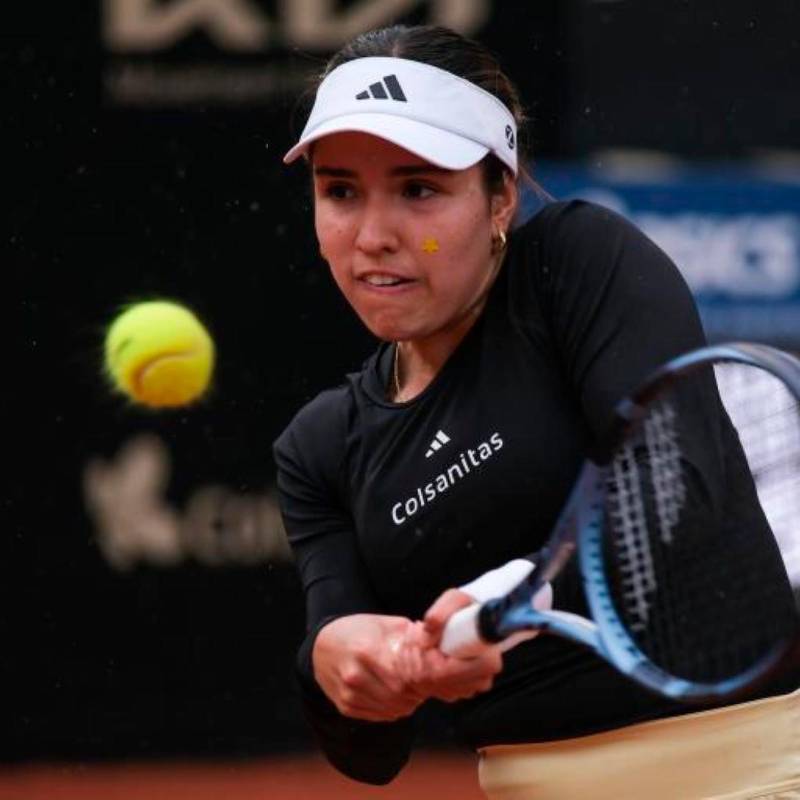 Camila Osorio será la primera colombiana en entrar en acción este martes en la Copa Colsanitas en Bogotá. FOTO: Colprensa
