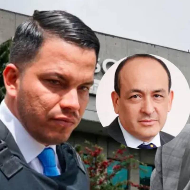 Sneyder Pinilla, el hoy magistrado Vladimir Fernández y Olmedo López. El primero y el tercero están procesados por el escándalo de la UNGRD. Fotos: Colprensa y redes sociales.