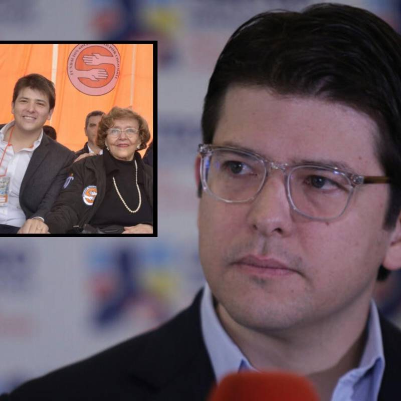 La abuela de Miguel Uribe fue ingresada a la Fundación Santa fe por una afección respiratoria. Fotos: Colprensa y redes sociales