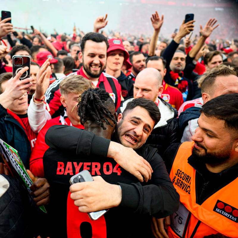 El Bayer Leverkusen interrumpió la racha del poderoso Bayern Múnich, que acumulaba 11 años seguidos ganando la Bundesliga. FOTO Tomada de ‘X’: @bayer04fussball