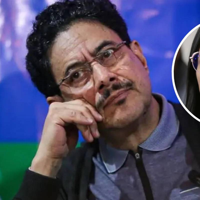 Angie Rodríguez, exdirectora del Dapre, e Iván Cepeda, candidato presidencial. Foto: Colprensa / cortesía