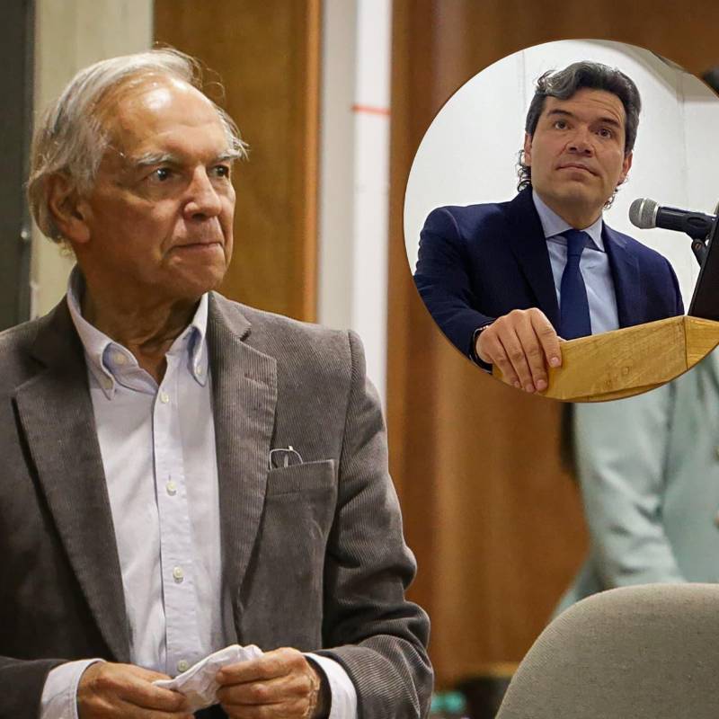 Exministro Ricardo Bonilla y su exdefensor Mauricio Pava. Foto: Colprensa