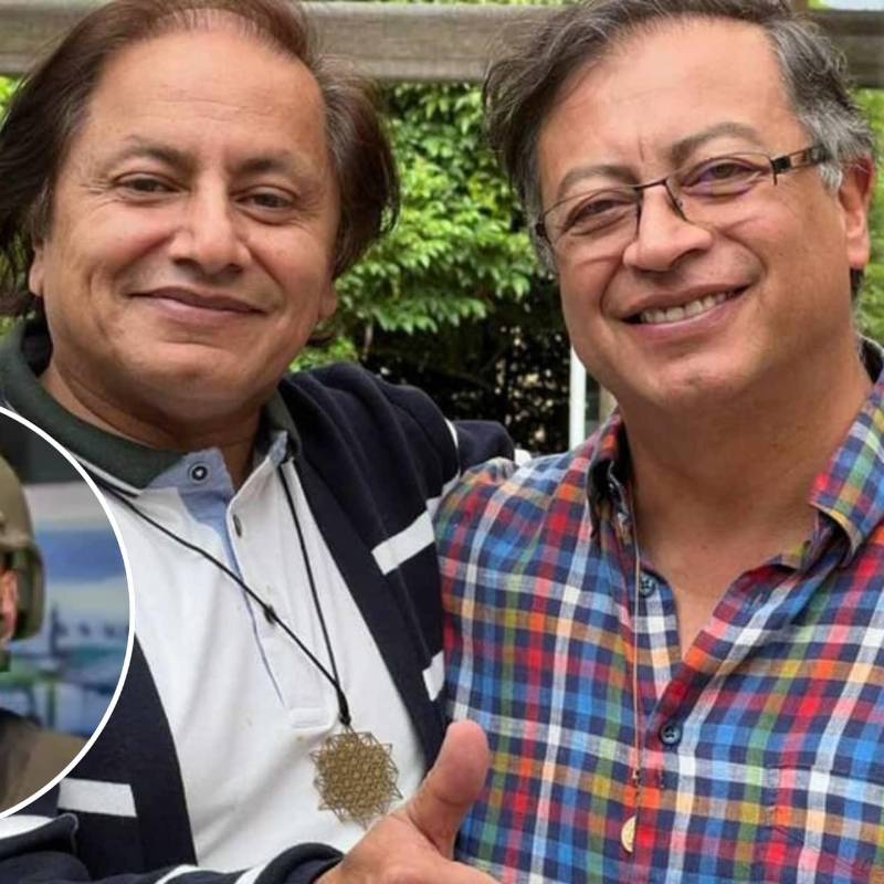 El hermano del presidente Gustavo Petro, Juan Fernando Petro, aseguró que el audio y la imagen que lo involucran con ‘Pipe Tuluá’ son un “montaje”. Foto