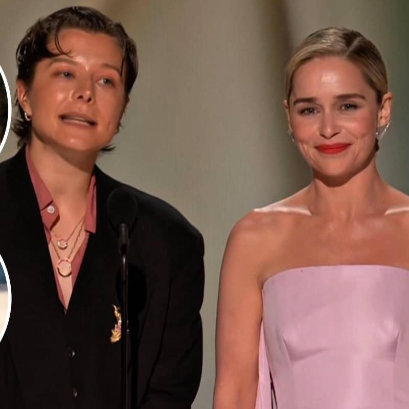 Emilia Clarke y Emma D’Arcy, intérpretes de Daenerys y Rhaenyra Targaryen en Juego de Tronos y La casa del dragón. Foto: HBO / Emmy 2026