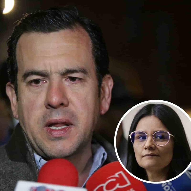 El ministro del Interior designado por Abelardo de la Espriella compartió que mantuvo una conversación con la exfuncionaria. Foto: Colprensa